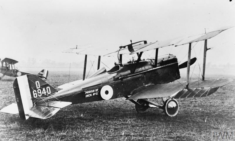 Royal Aircraft Factory S.E.5a D6940 of No. 29 Squadron, Royal Flying Corps, photographed by Flight Lieutenant B.G. Mayner. © Imperial War Museum (Q 69781)